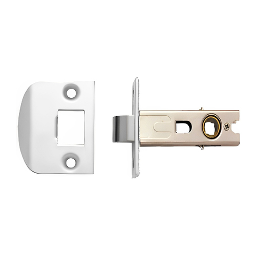 Austyle Passage Tubular Latch Single Spring D Striker 45mm Polished Chrome 39028