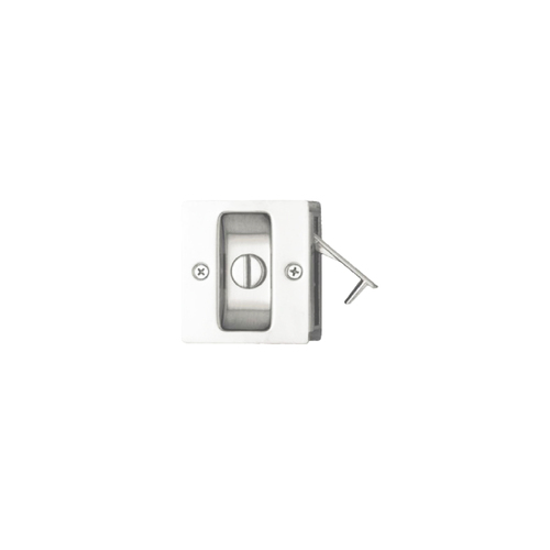 Superior Brass Cavity Sliding Door Lock Privacy Polished Chrome 39050