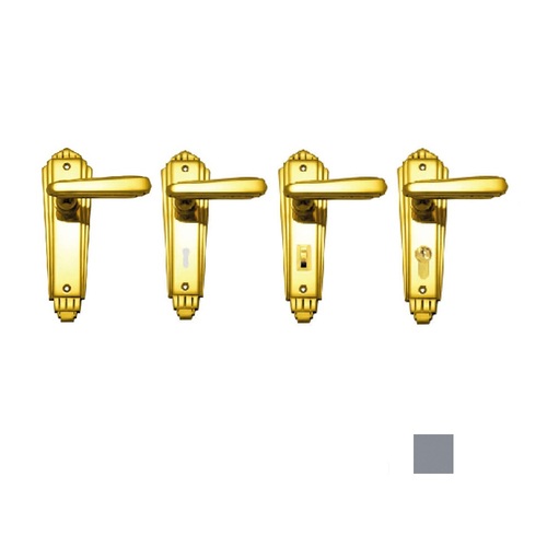 Superior Brass Art Deco Lever on Plate 184mm x 53mm