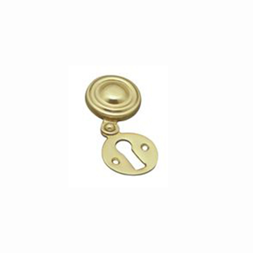 Austyle Key Escutcheon Victorian Covered Mortice Polished Brass 4132