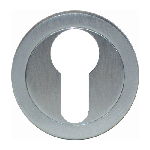 Austyle Architectural Euro Escutcheon Square Edge 52mm Satin Chrome 43702