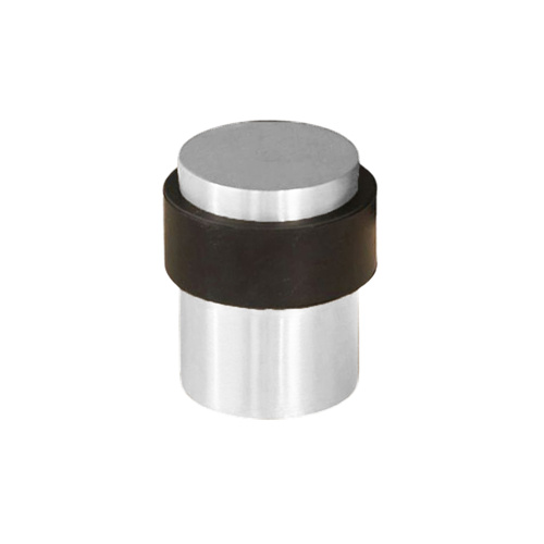Austyle Round Door Stop Bolt Fix 40mm Satin Chrome 43714
