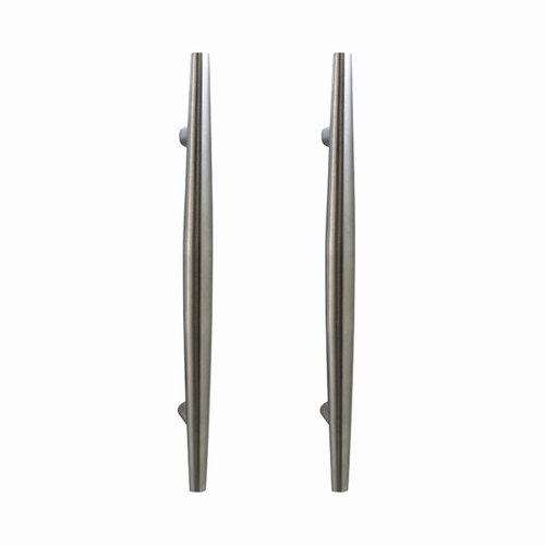 Austyle Entrance Tubular Ergonomic Door Pull Handle Pair 1200mm Satin Stainless Steel 43852