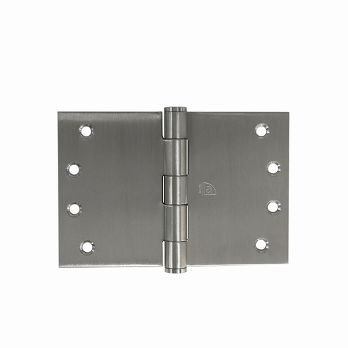 Austyle Broad Butt Door Hinge Fixed Pin 100x125mm Satin Stainless Steel 45112