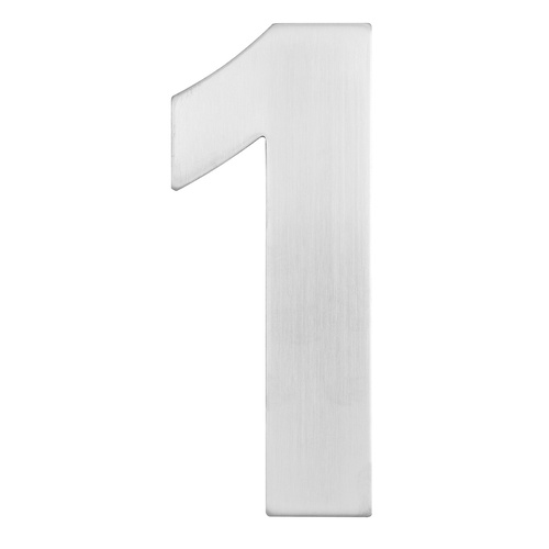 Austyle Numeral No. 1 Concealed Fix 150mm Satin Stainless Steel 48921