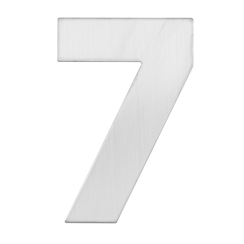 Austyle Numeral No. 7 Concealed Fix 150mm Satin Stainless Steel 48927