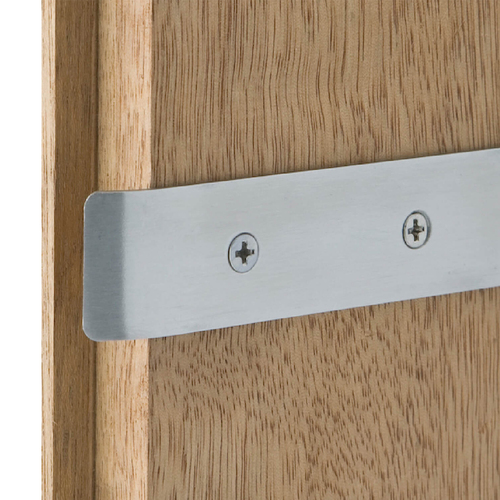Austyle Extended Striker Plate 100x25mm Satin Chrome 49839