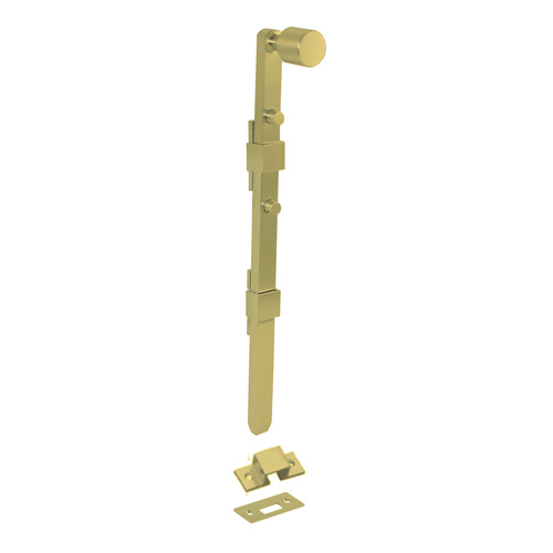 Austyle Panic Bolt Concealed Fix Solid Brass 600mm Polished Brass 5028