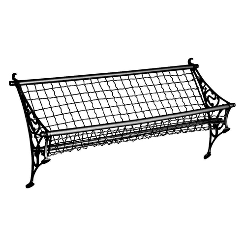 Superior Brass "NSW" Railway Luggage Racks Black 740x300mm 53082