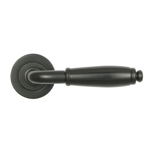 Superior Brass Classic Door Lever Handle Set 52mm Matt Black 53800