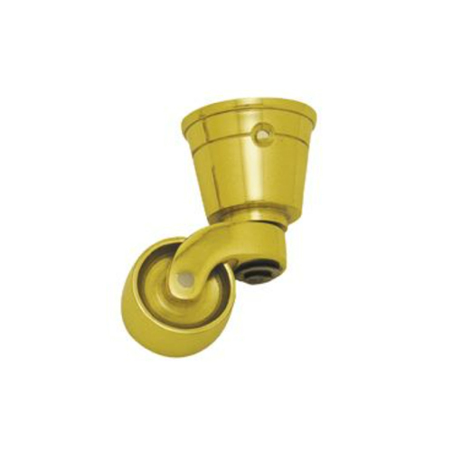 Superior Brass Castor Brass Wheel Cup Polished Brass - Available in Various Sizes