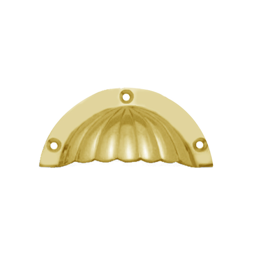 Superior Brass Cabinet Drawer Pull 90mm Polished Brass 5606