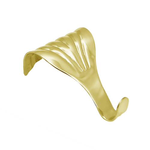 Superior Brass Picture Hook Shell Polished Brass 5620