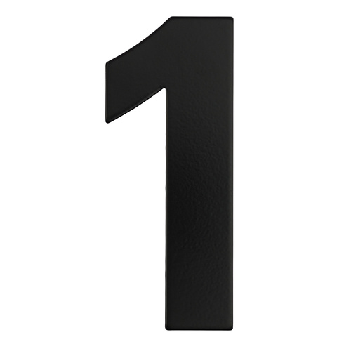 Austyle Numeral No. 1 Concealed Fix 150mm Matt Black 58921