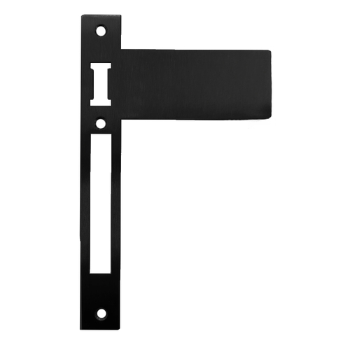 Austyle Extended Striker Plate 125mm Matt Black for myLOCK Roller Locks 49217
