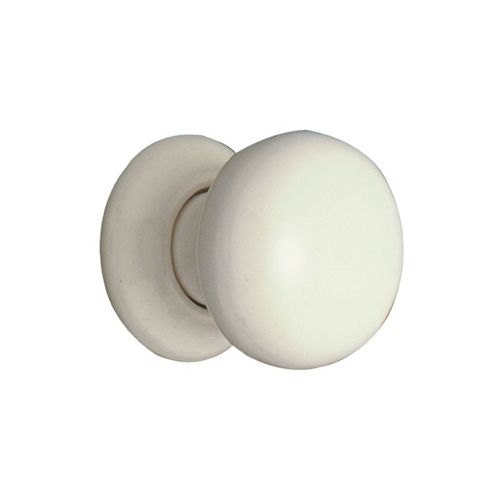 Superior Brass Porcelain Cupboard Knob 60mm - Available in Various Sizes