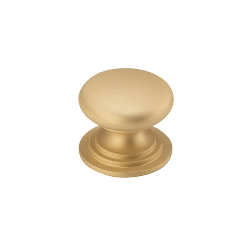 Iver Sarlat Cupboard Knob Handle 32mm Brushed Brass 0578