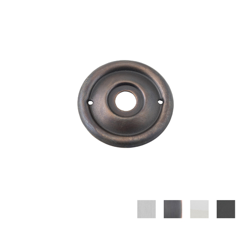 Tradco Milled Edge Mortice Knob Backplate - Available in Various Finishes and Sizes