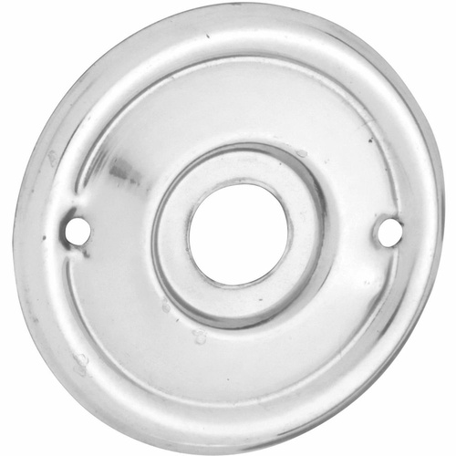 Tradco 0844 Milled Edge Knob Backplate Antique Brass 52mm (PAIR)