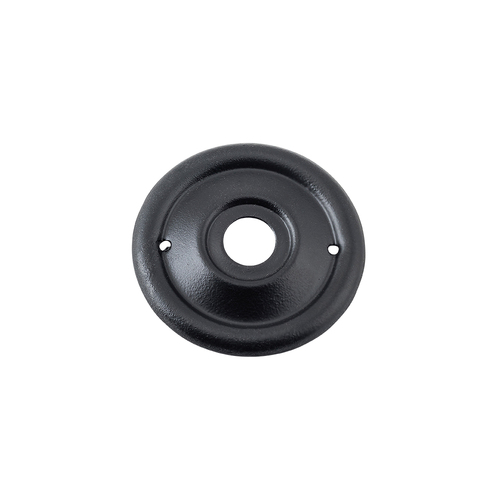 Out of Stock: ETA Mid August - Tradco 0931 Milled Edge Knob Backplate Matte Black 46mm (PAIR)