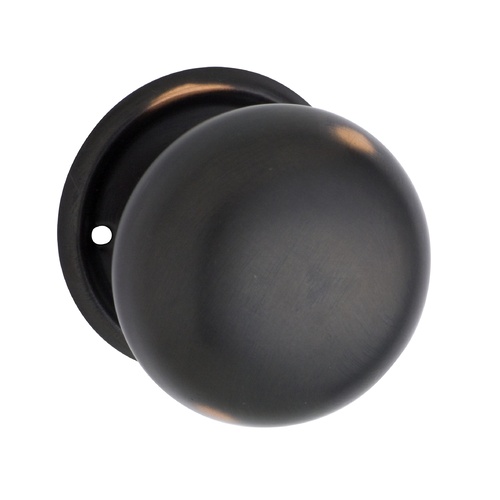 Tradco Plain Mortice Knob Antique Copper 1011