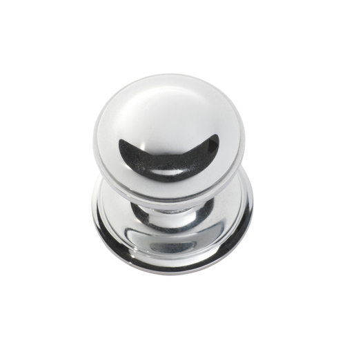 Tradco Classic Round Centre Door Knob Chrome Plated 1308