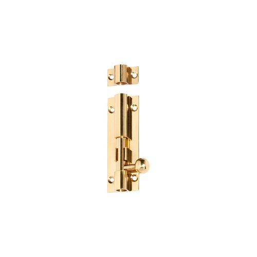 Tradco 1406PB Barrel Bolt Polished Brass 75x25mm