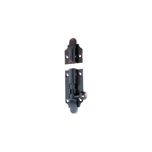 Tradco Victorian Barrel Bolt 75mm x 32mm Antique Copper 1410