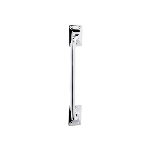 Tradco Door Pull Handle Offset Classic 305mm Polished Chrome 1464