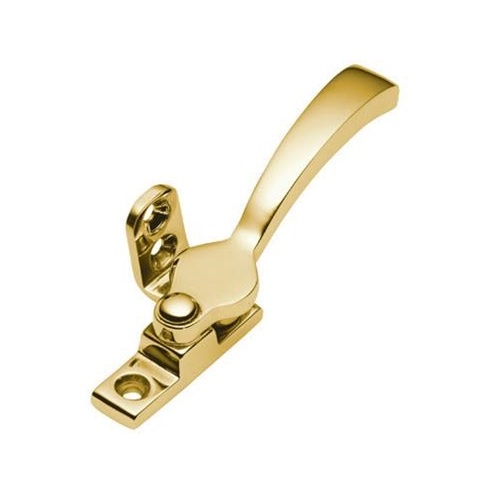Restocking Soon: ETA Mid May - Tradco 1678PB Wedge Window Fastener Polished Brass 90mm 