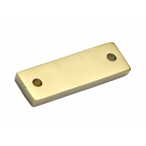Tradco 1694 Adaptor Plate Square Fastener Polished Brass