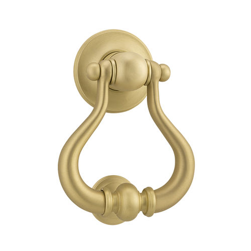 Iver Sarlat Door Knocker Concealed Fix 137mm Brushed Gold PVD 17115