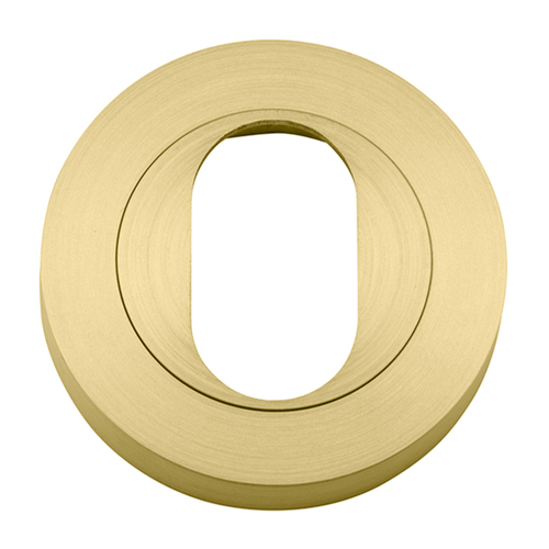 Iver Oval Escutcheon Round 52mm Brushed Gold PVD 17120