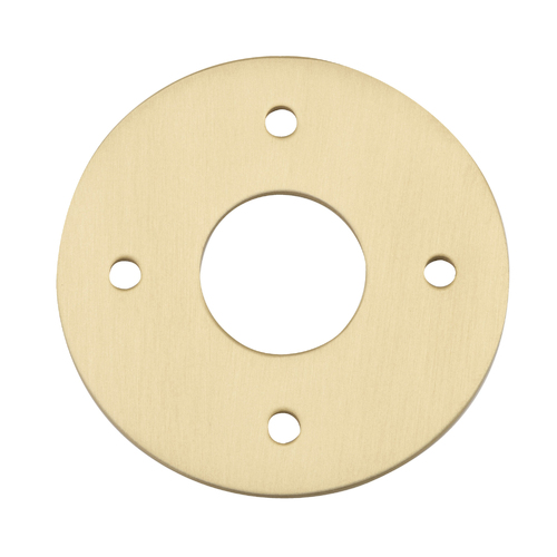 Restocking Soon: ETA End June - Iver Adaptor Plate Round 54mm Hole Brushed Gold PVD Pair 17125