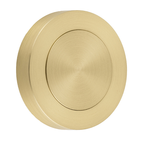 Restocking Soon: ETA End May - Iver Blank Rose Round Escutcheon 52mm Brushed Gold PVD 17127