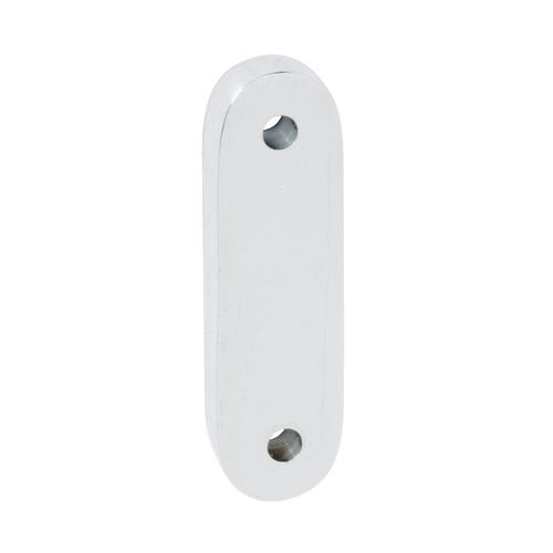 Restocking Soon: ETA Early June - Tradco 1756SC Adaptor Plate Teardrop Fastener Satin Chrome 