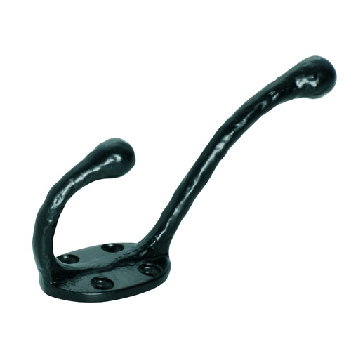 Tradco 1887MB Hat & Coat Hook MI Matt Black