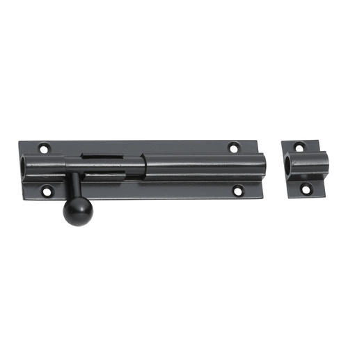 Restocking Soon: ETA End June - Tradco 1937MB Barrel Bolt Matt Black 100x25mm