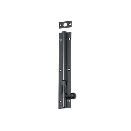 Tradco Barrel Bolt Long Throw 30mm Matt Black 1943