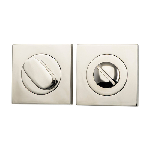 Iver Privacy Turn Square Concealed Fix Polished Nickel 20038