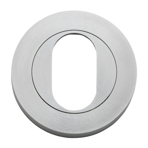 Iver Oval Escutcheon Round 52mm Brushed Chrome 20065