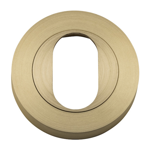 Iver Oval Escutcheon Round 52mm Brushed Brass 20066