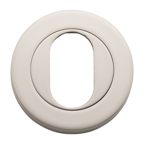 Iver Oval Escutcheon Round 52mm Satin Nickel 20069