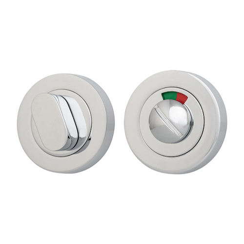 Iver Oval Privacy Turn Round with Indicator 52mm Polished Chrome 20074