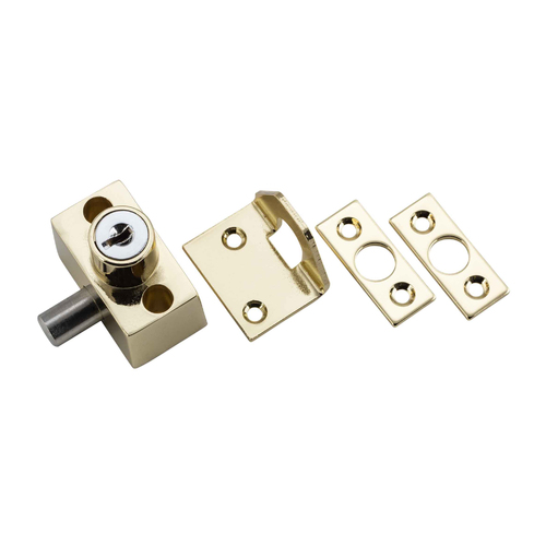 Tradco Sash & Sliding Window Lock 43mm Electro Brass 20300
