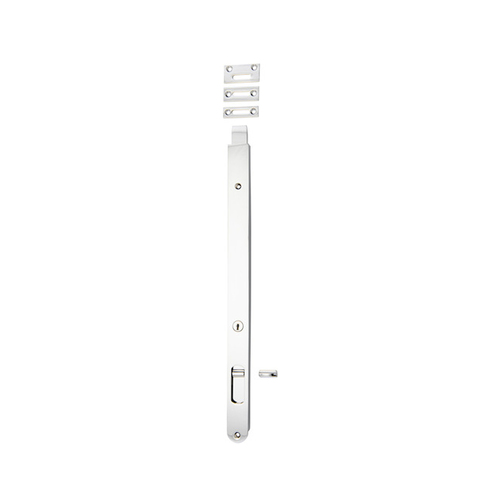 Iver Locking Flush Bolt 400mm Chrome Plated 20334