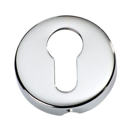 Tradco 2042CP Euro Cylinder Escutcheon SB Polished Chrome  50mm