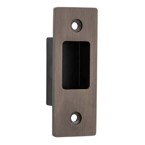 Iver Rectangular Sliding Door Edge Pull Signature Brass 20421