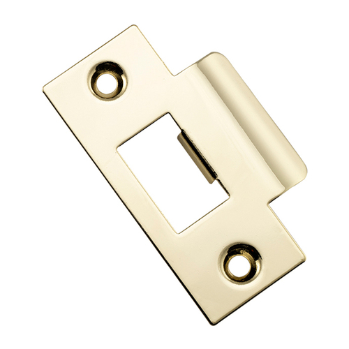Iver Metal Door Tube Latch Striker Polished Brass 20490