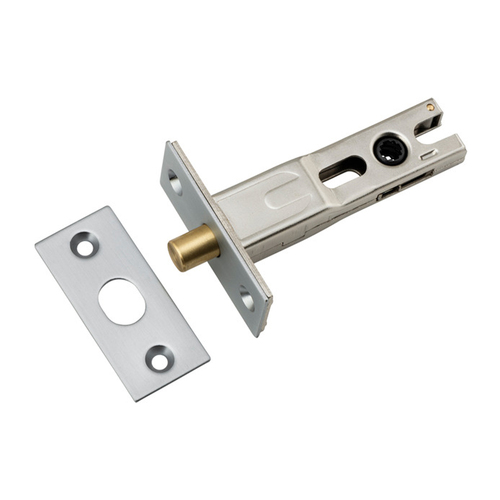 Iver Round Privacy Bolt 60mm Backset Brushed Chrome 20556